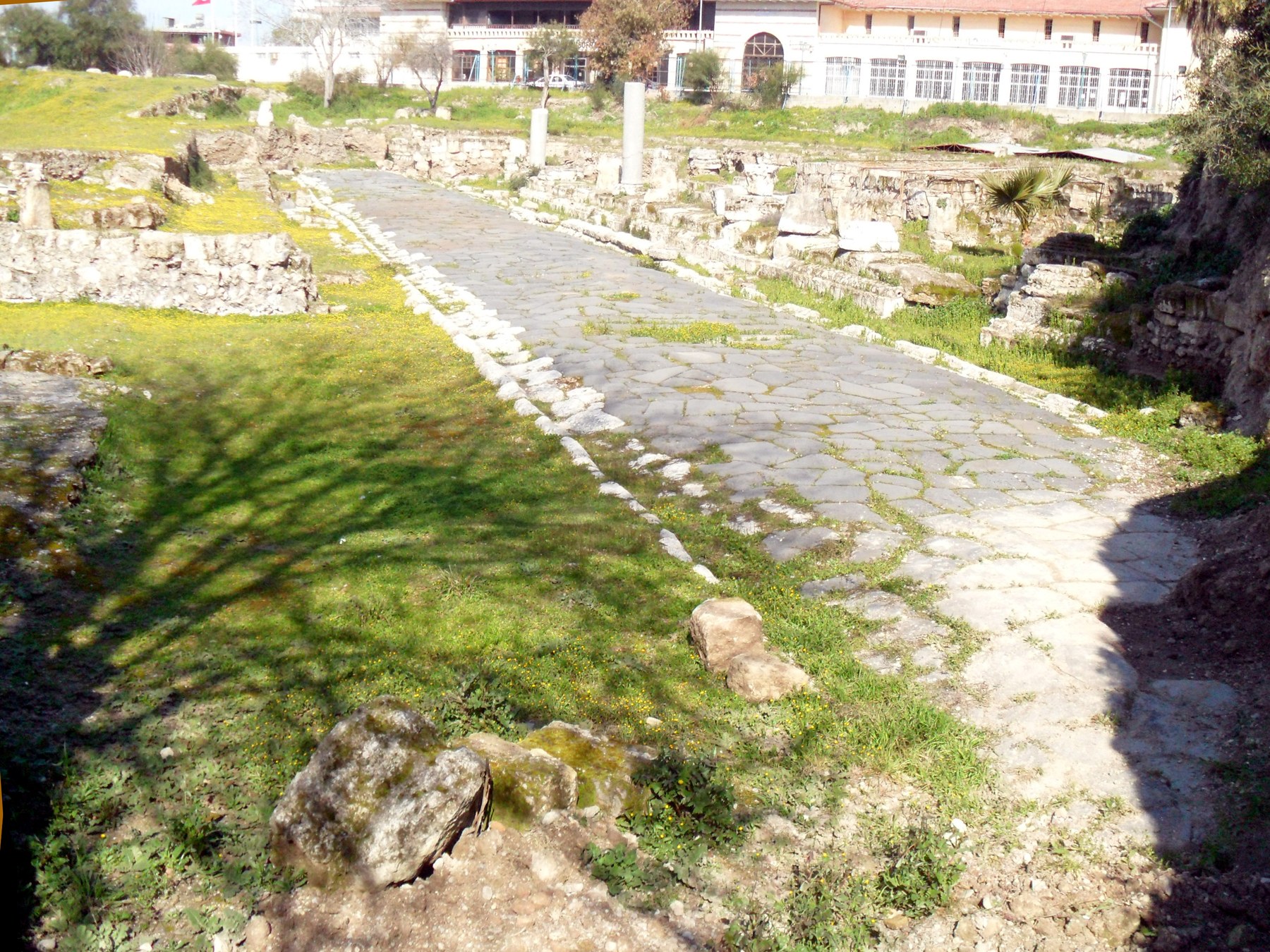 Vestiges d’une voie romaine à Tarse en Turquie.
