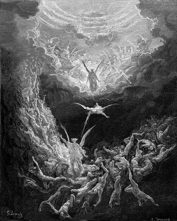 Le Jugement dernier dans une illustration de Gustave Doré.